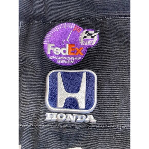 Vintage Jacket Valvoline Auto Cummins Honda FedEx JH Designs Jeff Hamilton 4XL - Picture 4 of 16